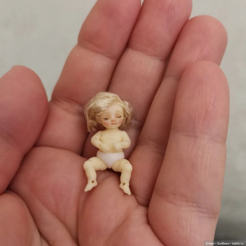 Микро бжд, миниатюрная кукла 3d print (фото 3)
