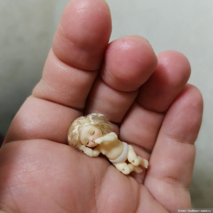 Микро бжд, миниатюрная кукла 3d print