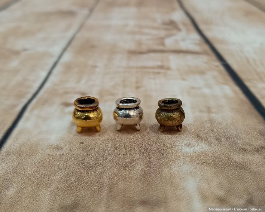 Микро котелки — Миниатюра для кукол (фото 3)