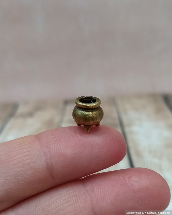 Микро котелки — Миниатюра для кукол (фото 6)