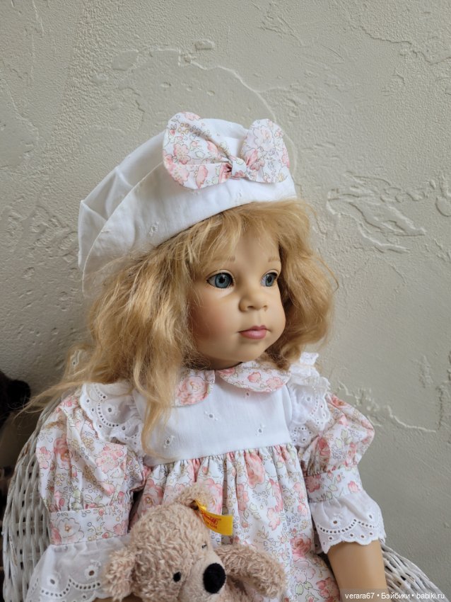 Очаровательная редкая малышка Янина (Janina) в розовом от Elisabeth Lindner (GOTZ) (фото 6)