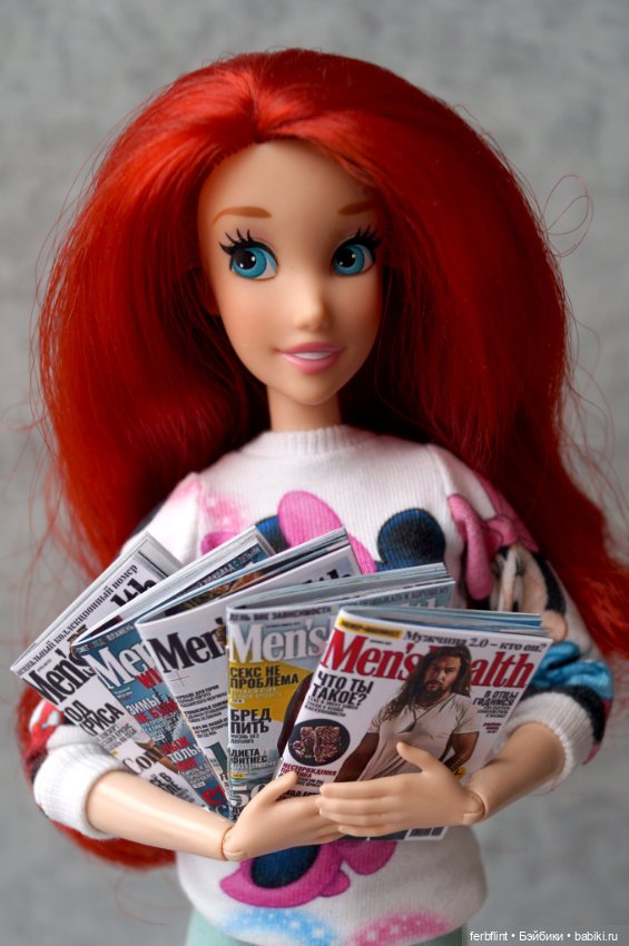 Набор журналов Men`sHealth в масштабе 1:6 (фото 5)