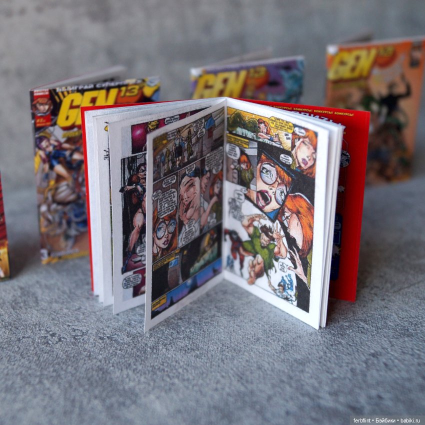 Набор комиксов "Gen-13" в масштабе 1:6 (фото 4)