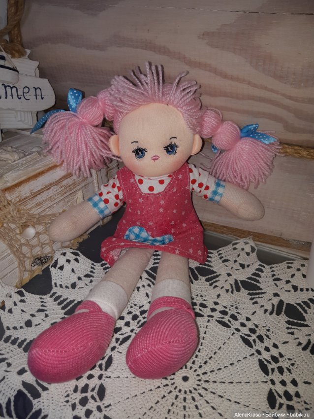 Кукла мягкая — Винтажные куклы и игрушки детства (фото 2)