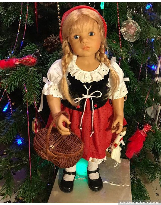 Кукла Красная Шапочка / Schildktot/ Sieglinde Frieske