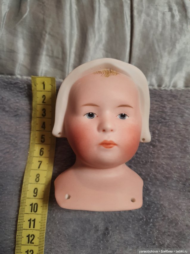 Винтажная репродукция антикварной куклы Хойбах