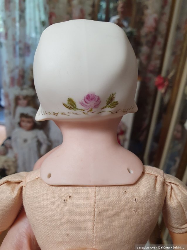 Винтажная репродукция антикварной куклы Хойбах (фото 7)