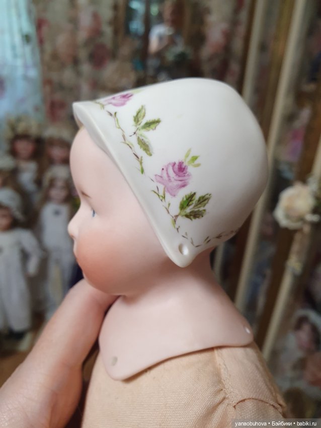Винтажная репродукция антикварной куклы Хойбах (фото 6)