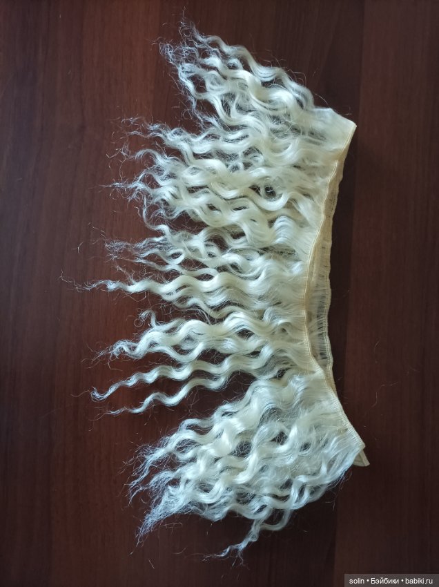 Тресс из натуральной шерсти и парик размер 6-7