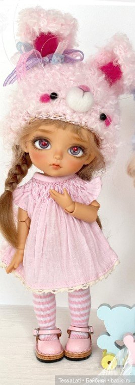 Красивый наряд на BJD 1/8 Lati Лати yellow Pukifee Пукифи Meadow doll и им подобным тиникам