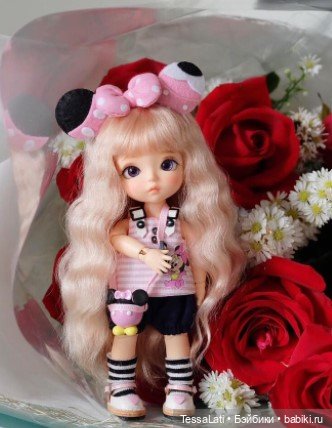 Красивый наряд на малышек BJD Lati Лати Pukifee Пукифи Blythe Meadow doll и им подобным