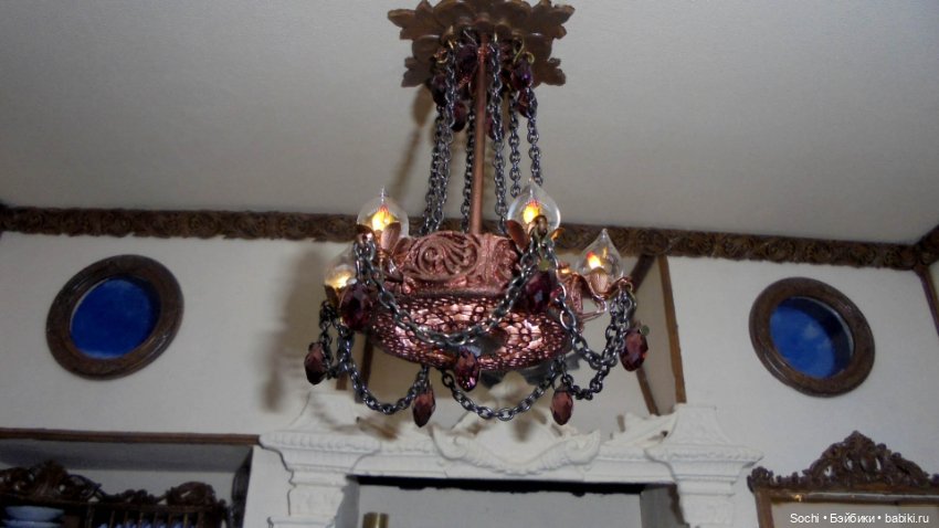 Кухня масштаб 1:12 с освещением (фото 9)