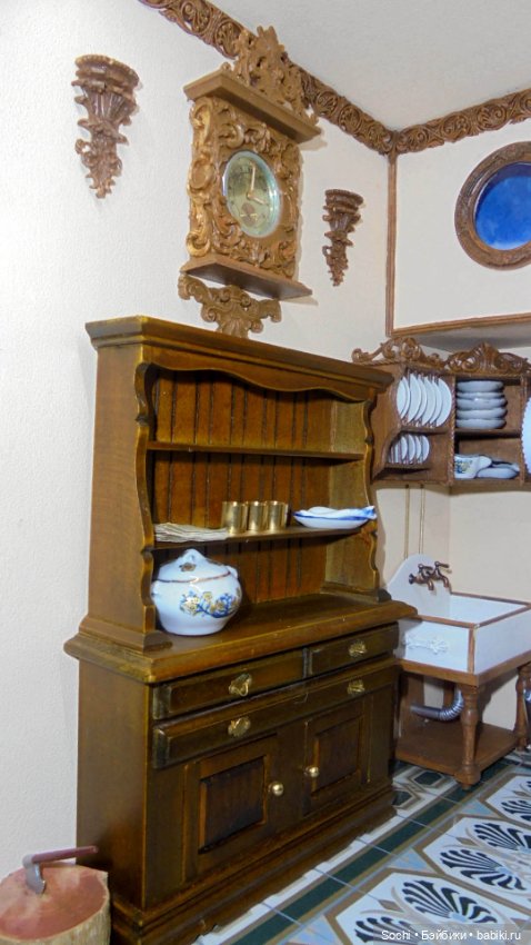 Кухня масштаб 1:12 с освещением (фото 5)