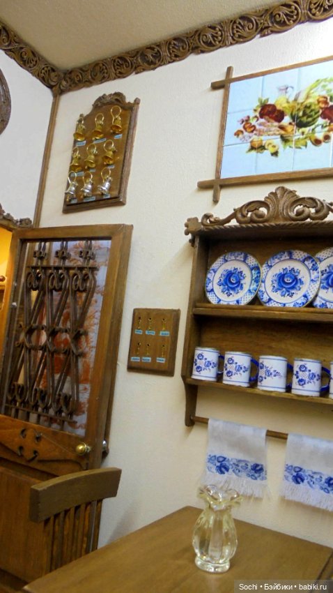 Кухня масштаб 1:12 с освещением (фото 3)