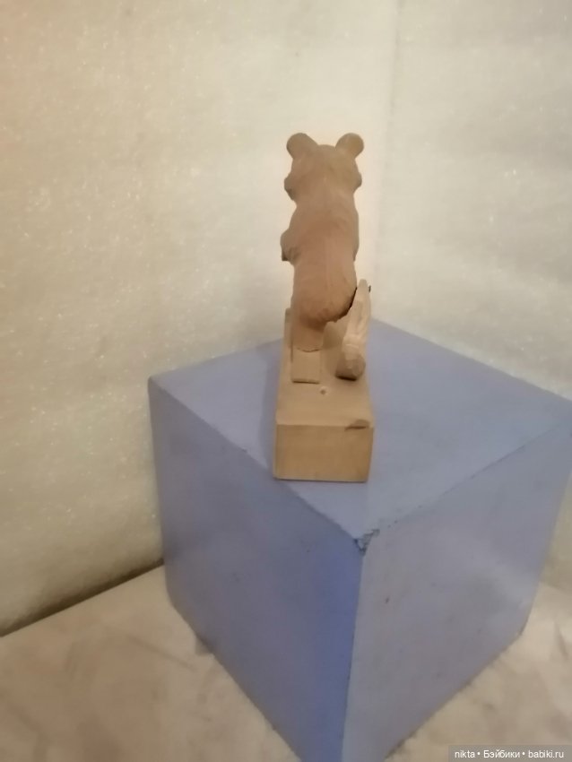 Богородская игрушка СССР * Медведь на самокате * Механическая * (фото 4)