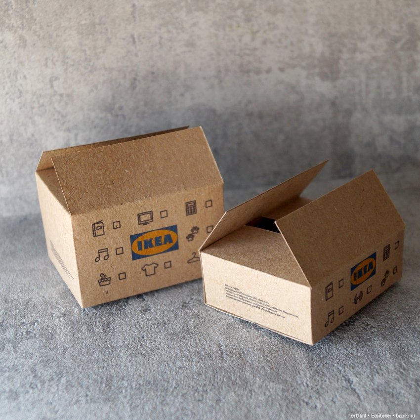 Коробочки в масштабе 1:6 — Миниатюра для кукол (фото 3)