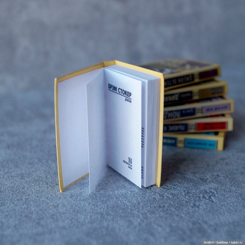 Книги "Классика" №2 в масштабе 1:6 (фото 4)