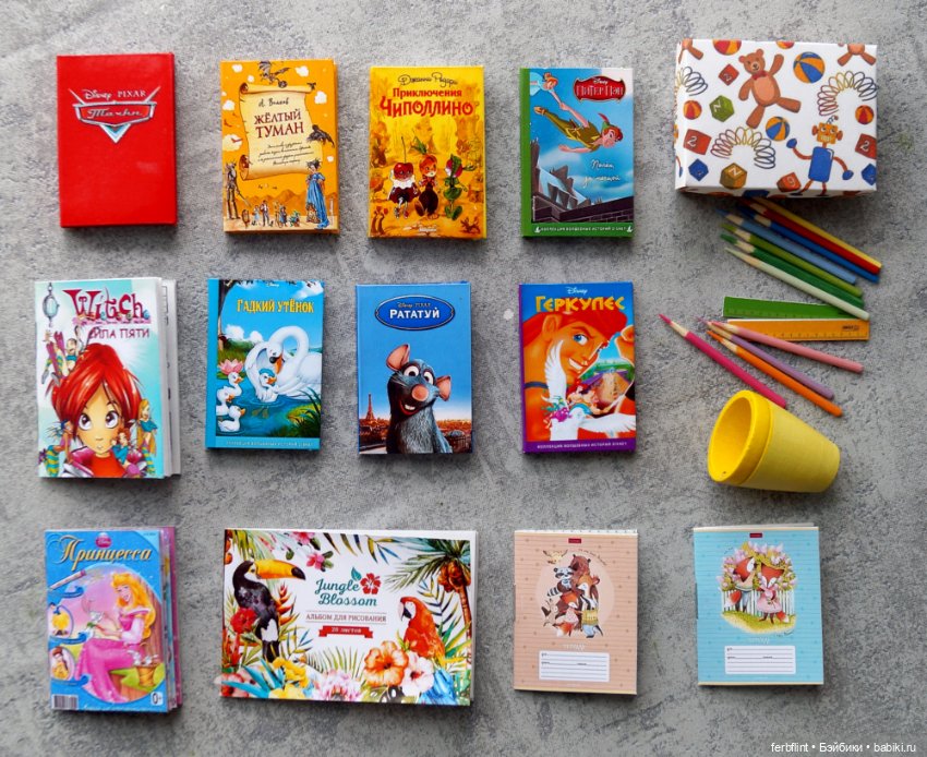 Набор для детской №1 в масштабе 1:6 (фото 6)