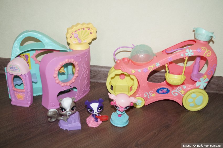 Littlest Pet Shop Наборы Ветеринарная клиника и Автобус