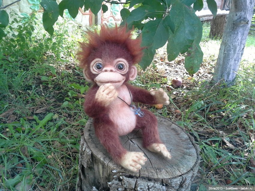 Малыш Орангутан — Авторские игрушки (фото 5)