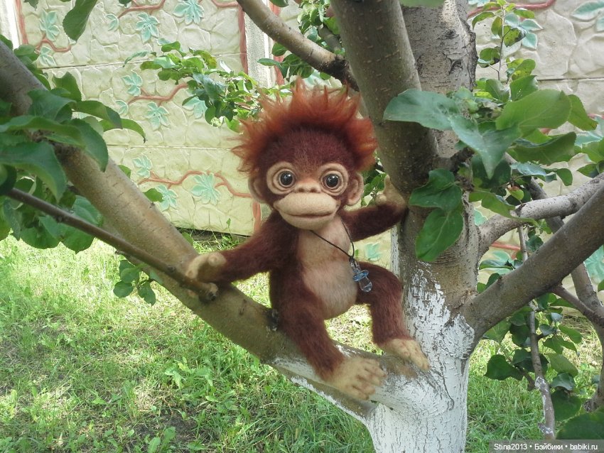 Малыш Орангутан — Авторские игрушки (фото 7)