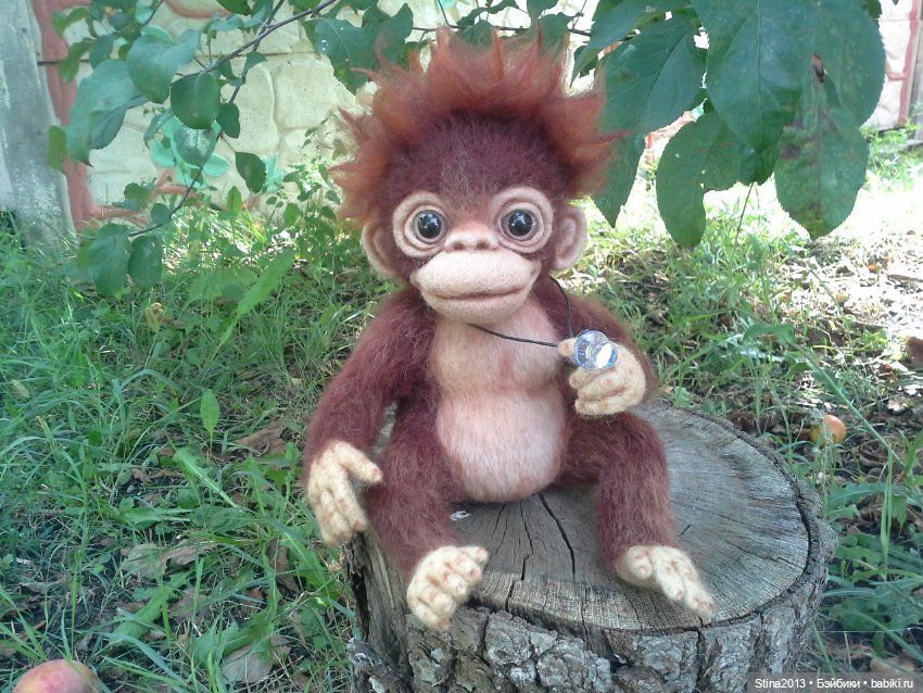 Малыш Орангутан — Авторские игрушки (фото 6)