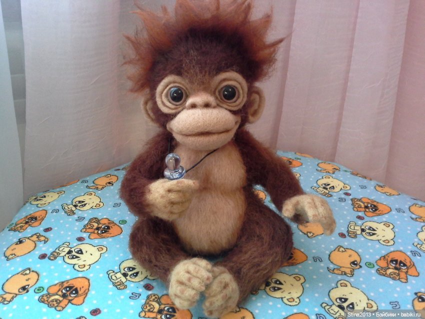 Малыш Орангутан — Авторские игрушки