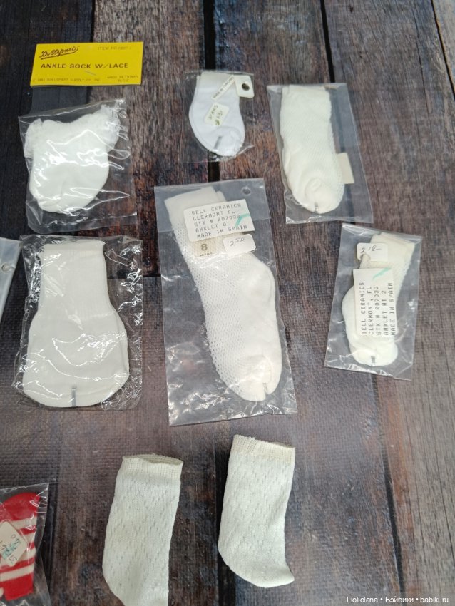 Носки для кукол. Цена за одну пару (фото 4)