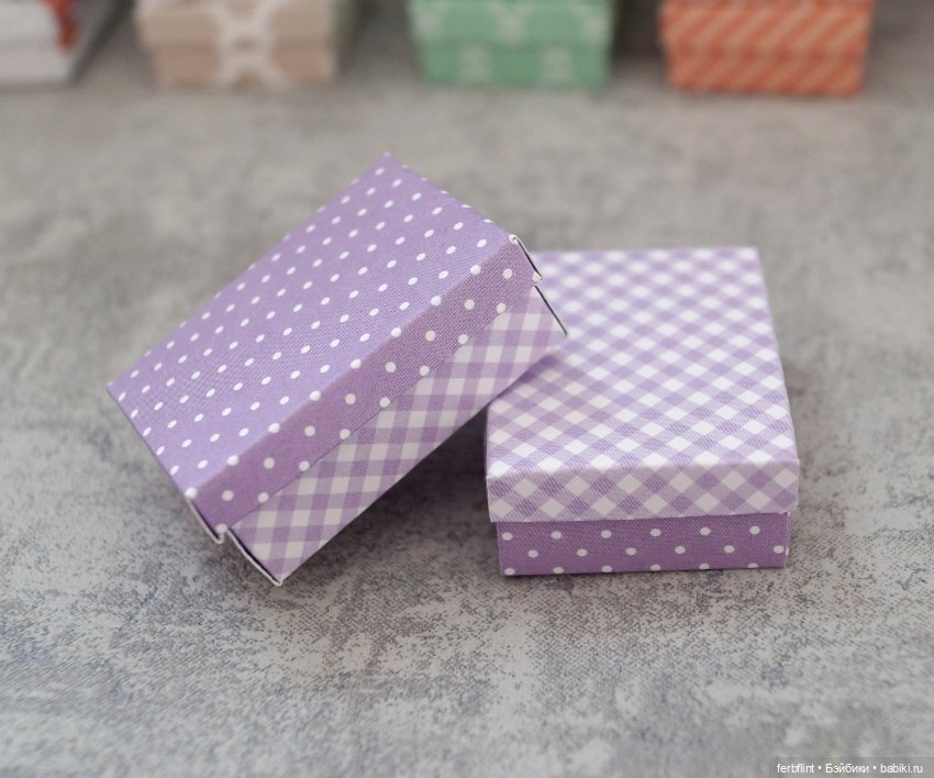 Цветные коробочки в масштабе 1:6 (фото 4)