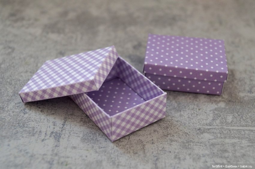 Цветные коробочки в масштабе 1:6 (фото 5)