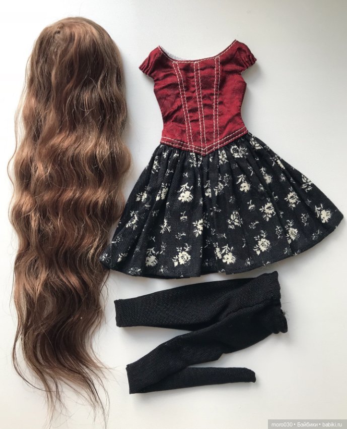 Платье и парик для Милим — Одежда для BJD