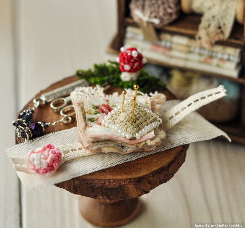 Мебель 1:12. Мебель для кукольной швейной мастерской