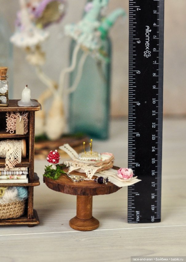 Мебель 1:12. Мебель для кукольной швейной мастерской