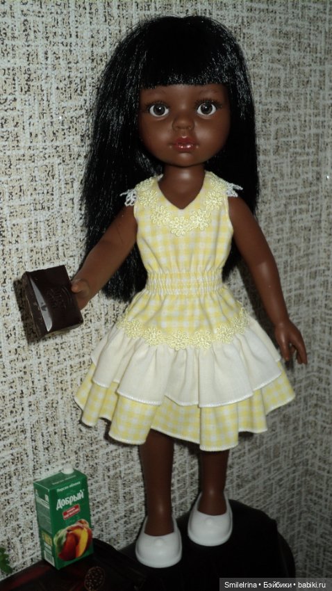 Лот в желто-золотистых тонах для кукол Паола Рейна