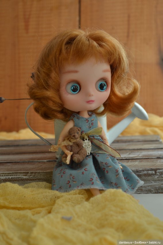 Миниатюрный мишка 3.5 см — Авторские игрушки (фото 4)