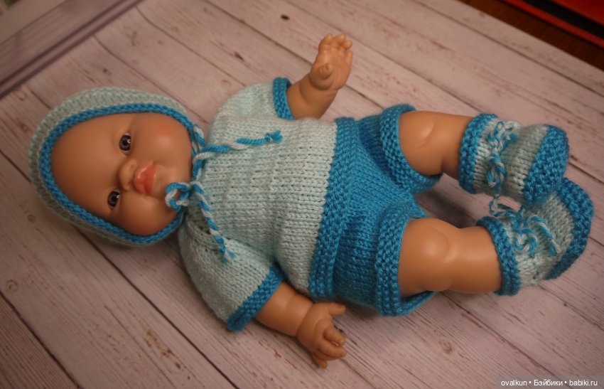 Летний костюмчик для пупса Горди Paola Reina 34 см или подобных кукол (Miniland, Minikane) (фото 5)
