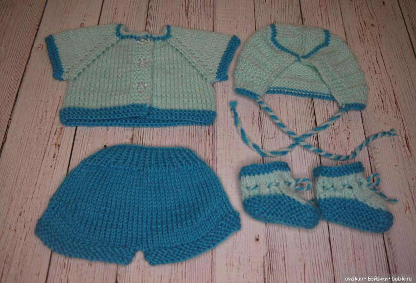 Летний костюмчик для пупса Горди Paola Reina 34 см или подобных кукол (Miniland, Minikane) (фото 8)