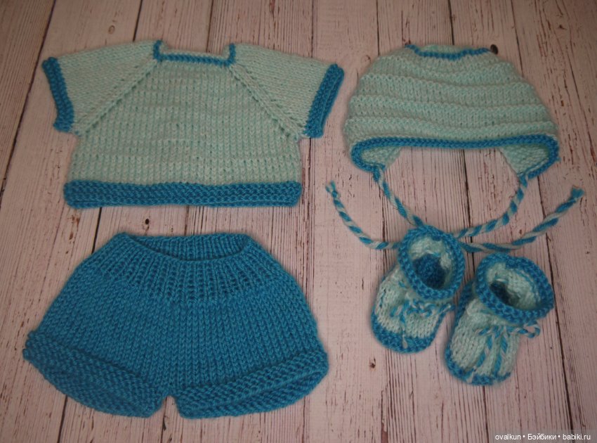 Летний костюмчик для пупса Горди Paola Reina 34 см или подобных кукол (Miniland, Minikane) (фото 7)