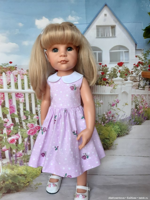 Платье для кукол Готц 50 см (фото 4)