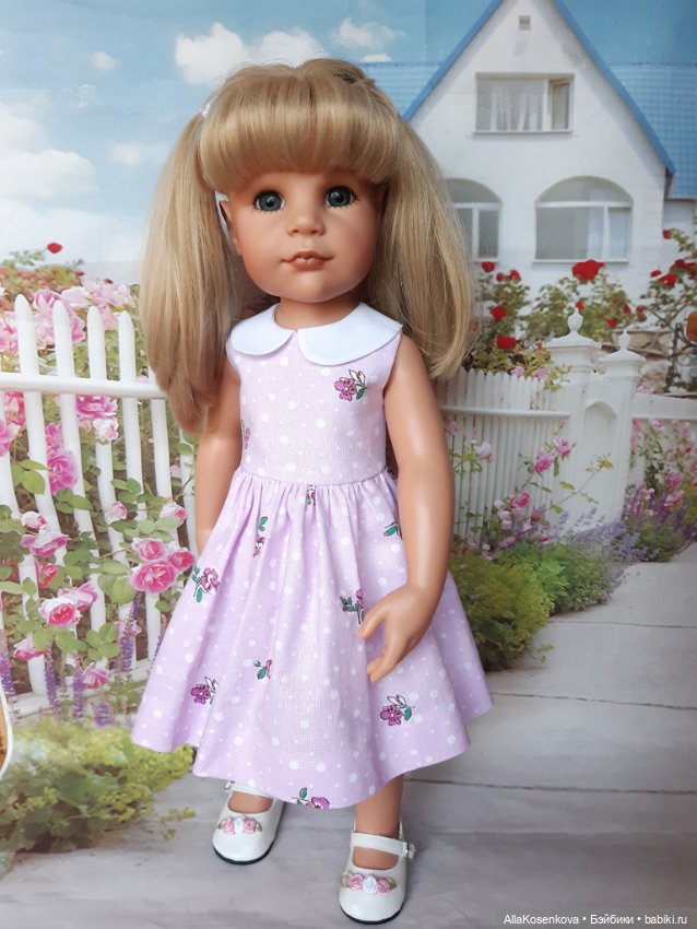 Платье для кукол Готц 50 см (фото 5)