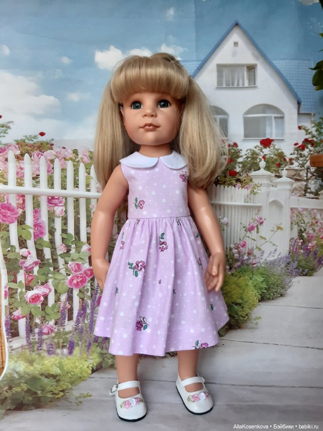 Платье для кукол Готц 50 см (фото 3)