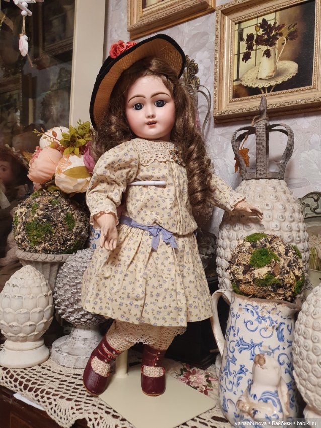 Антикварная француженка Эден бебе, 50 см