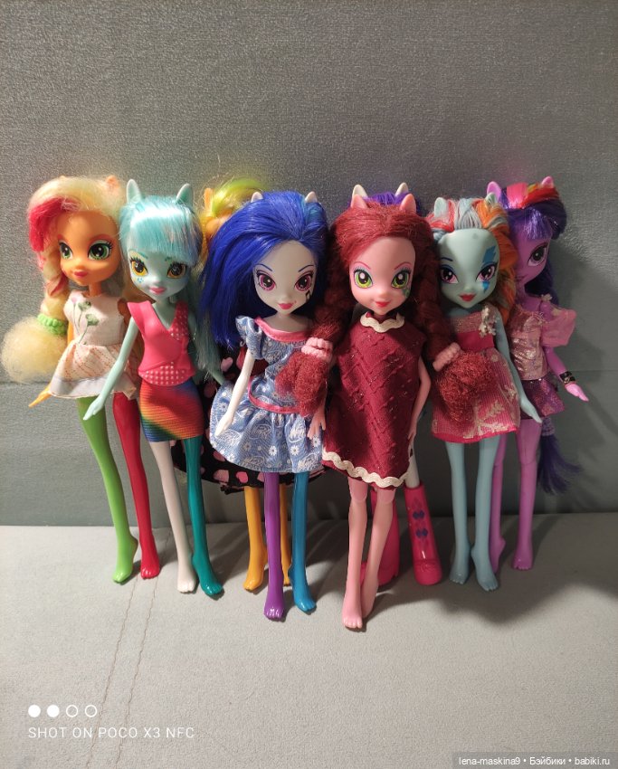 My little ponu- куклы лот