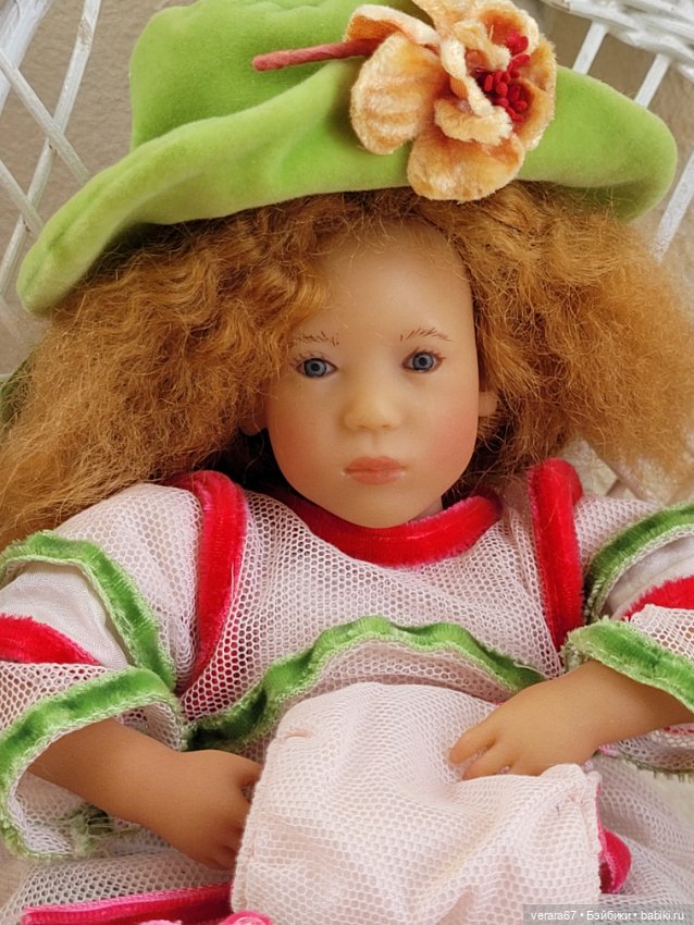 Малышка Mirte от Annette Himstedt. Club Mini 1999 год. Копия большой куклы (фото 3)