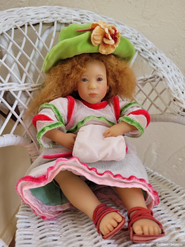 Малышка Mirte от Annette Himstedt. Club Mini 1999 год. Копия большой куклы (фото 4)