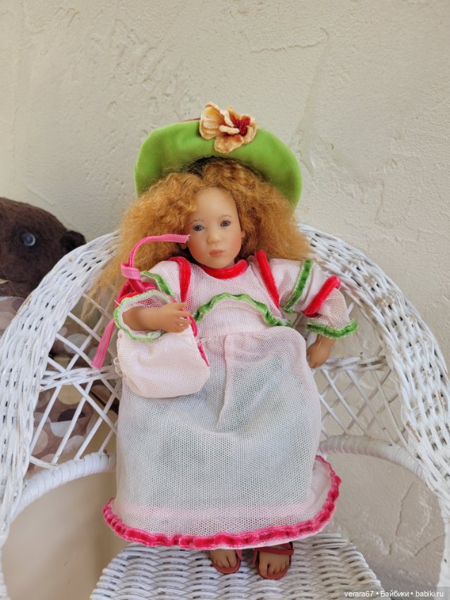 Малышка Mirte от Annette Himstedt. Club Mini 1999 год. Копия большой куклы (фото 6)