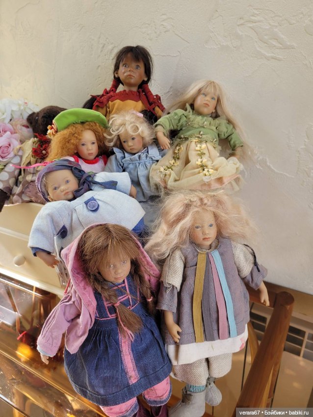 Малышка Mirte от Annette Himstedt. Club Mini 1999 год. Копия большой куклы (фото 7)