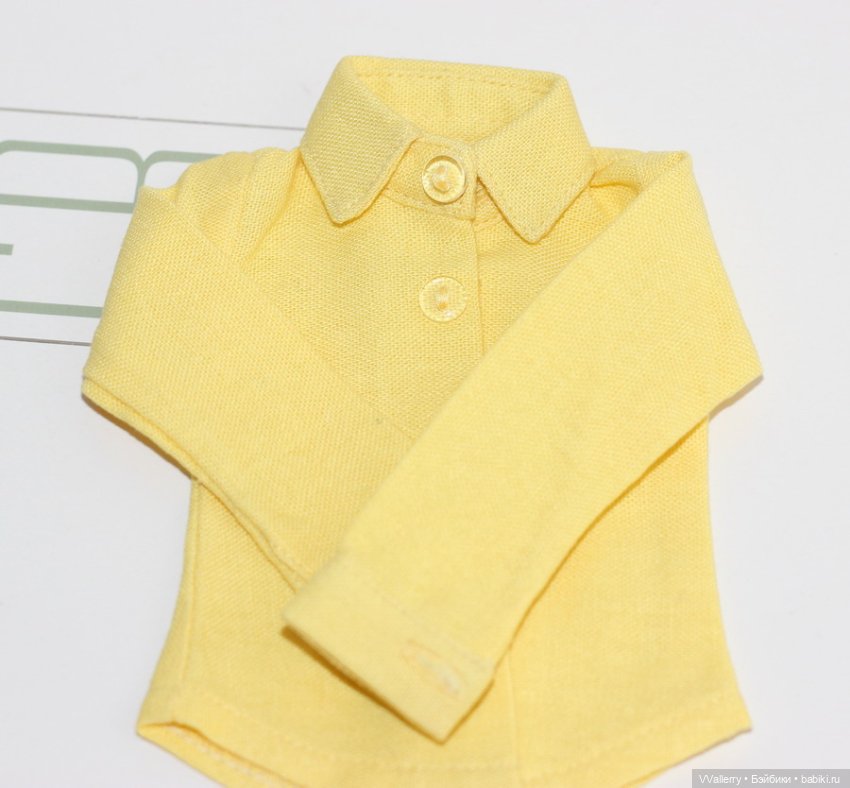 Желтая рубашка на формат бжд 1/4