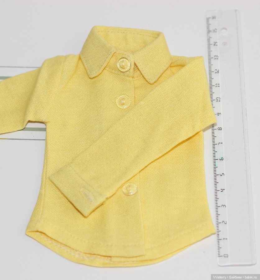 Желтая рубашка на формат бжд 1/4 (фото 3)