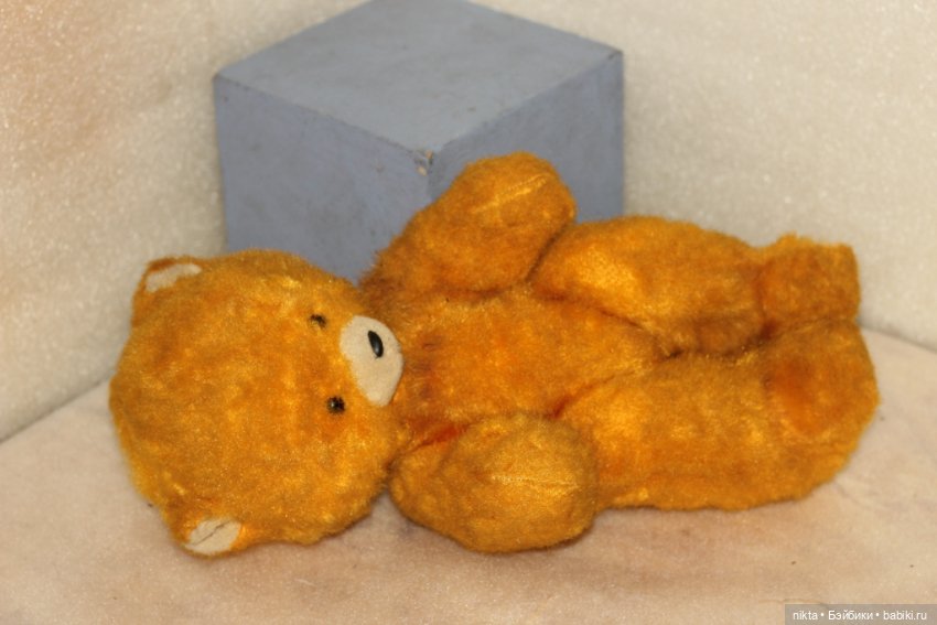 Мягкая игрушка ГДР. Мишка плюшевый (фото 6)